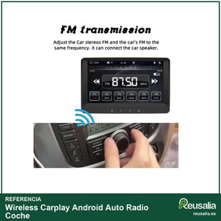 Wireless Carplay Android Auto Radio Coche