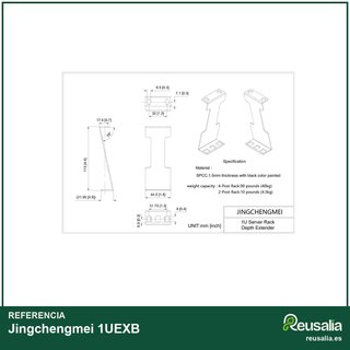 Jingchengmei 1UEXB Extensor de profundidad para