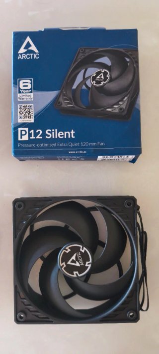 2 Ventiladores Arctic P12 Sin Usar