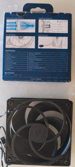 2 Ventiladores Arctic P12 Sin Usar