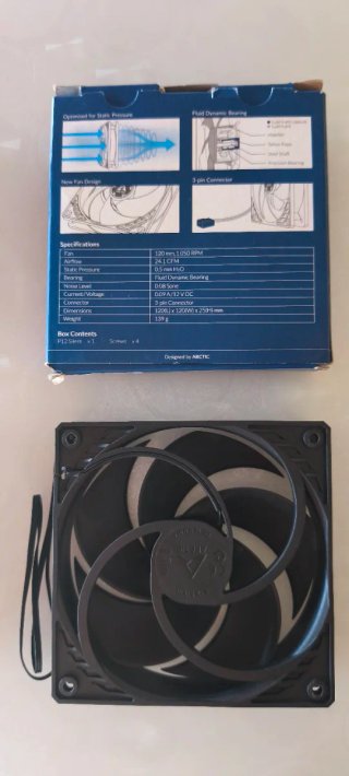 2 Ventiladores Arctic P12 Sin Usar