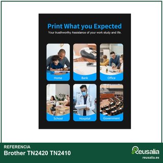 Cartucho toner compatible Brother TN2420 negro