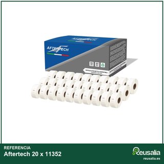 Aftertech 20 x 11352 rollos etiquetas adhesivas