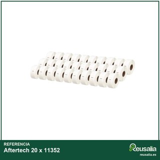 Aftertech 20 x 11352 rollos etiquetas adhesivas