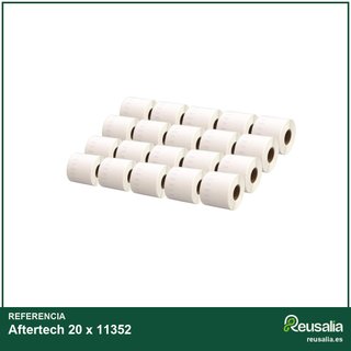 Aftertech 20 x 11352 rollos etiquetas adhesivas