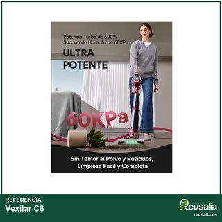 Vexilar C8 aspiradora cable 60KPa 1,5L