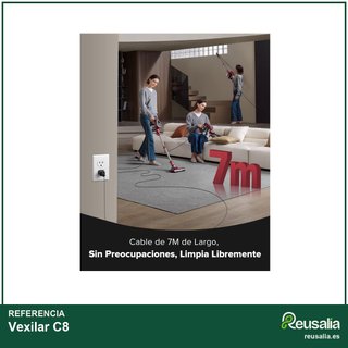 Vexilar C8 aspiradora cable 60KPa 1,5L