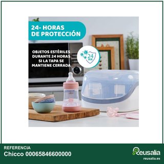 Chicco esterilizador vapor microondas biberones