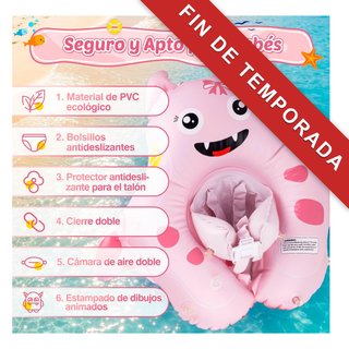 Flotador bebé con sombrilla protección UV