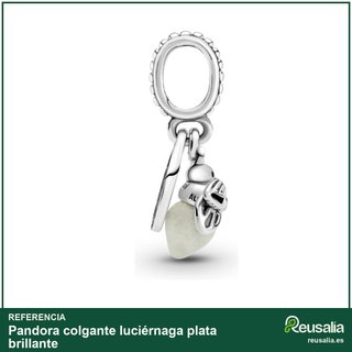 Pandora colgante luciérnaga plata brillante