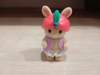 Sylvanian Families bebe conejito disfraz Aladino