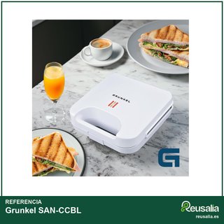 Grunkel SAN-CCBL sandwichera grill doble corte