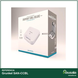 Grunkel SAN-CCBL sandwichera grill doble corte