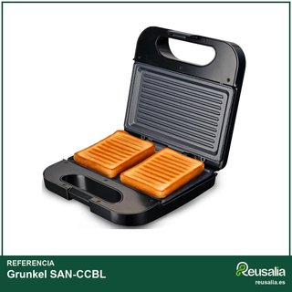 Grunkel SAN-CCBL sandwichera grill doble corte