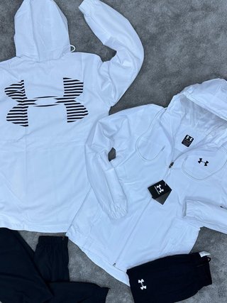 Conjunto Chándal Under Armour Blanco y Negro