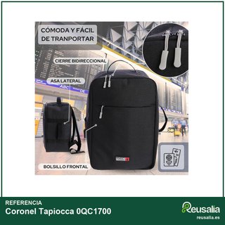 Coronel Tapioca mochila viaje cabina 40x20x25