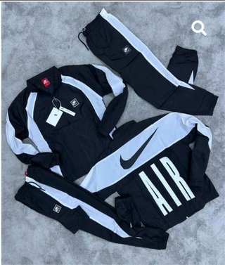 Conjunto Nike Air Negro y Blanco