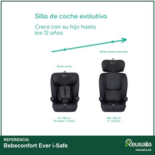 Bebeconfort Ever i-Safe silla coche evolutiva