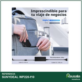 Cargador portátil universal 90W con 15 conectores