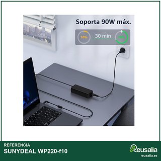 Cargador portátil universal 90W con 15 conectores
