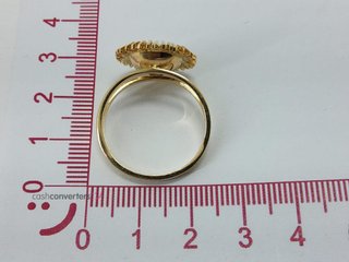 anillo oro 18k