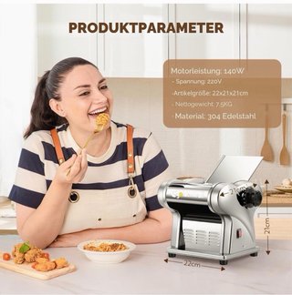 Máquina Pasta Eléctrica CGOLDENWALL