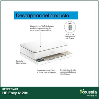 HP Envy 6120e impresora multifunción wifi