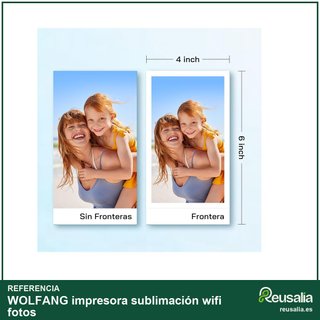 WOLFANG impresora sublimación wifi fotos