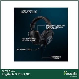 Logitech G Pro X SE auriculares gaming sonido