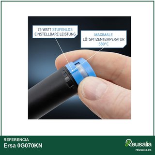 Ersa Soldador de gas 0G070KN 75W