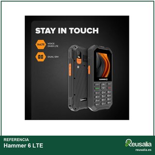 Hammer 6 LTE teléfono resistente batería larga