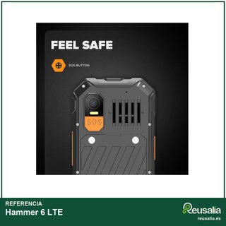 Hammer 6 LTE teléfono resistente batería larga