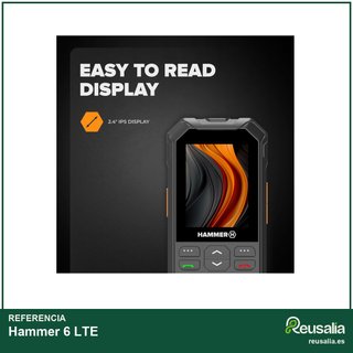 Hammer 6 LTE teléfono resistente batería larga