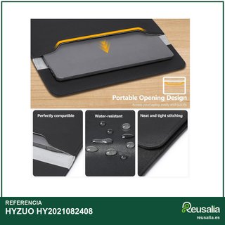 Funda portátil cuero microfibra protección MacBook