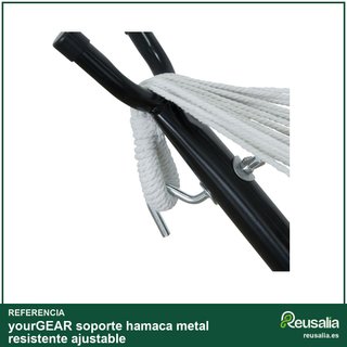 yourGEAR soporte hamaca metal resistente ajustable