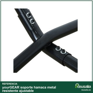 yourGEAR soporte hamaca metal resistente ajustable