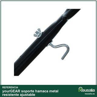 yourGEAR soporte hamaca metal resistente ajustable