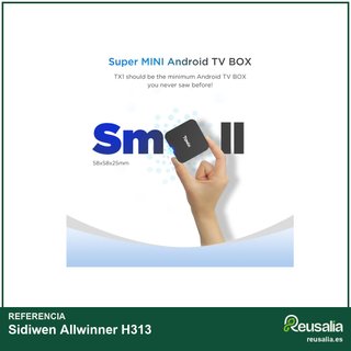 Sidiwen Allwinner H313 16GB Android compacto 4k