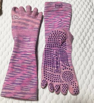 Calcetines de yoga con dedos (talla única)