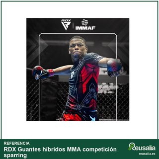 RDX Guantes híbridos MMA competición sparring