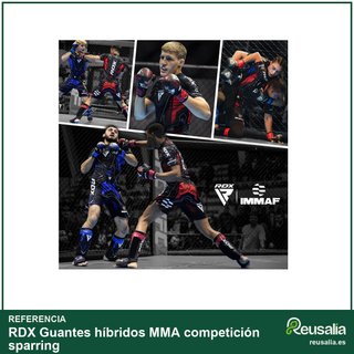 RDX Guantes híbridos MMA competición sparring