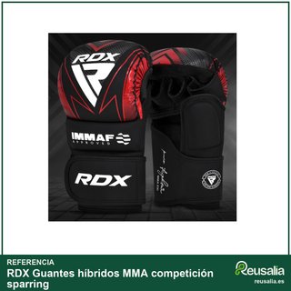 RDX Guantes híbridos MMA competición sparring