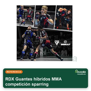 RDX Guantes híbridos MMA competición sparring