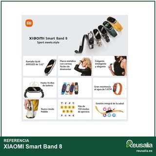 XIAOMI Smart Band 8 pulsera actividad AMOLED