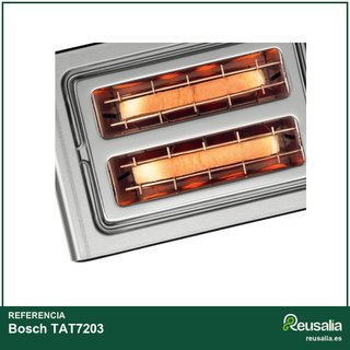 Bosch TAT7203 tostador compacto acero inoxidable