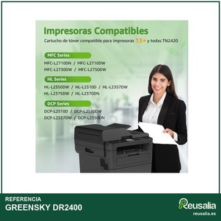 GREENSKY DR2400 unidad tambor Brother MFC-L2710DW