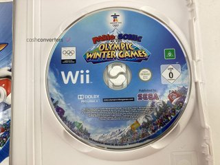mario & sonic en los juegos de invierno wii