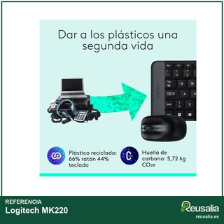 Logitech MK220 teclado y ratón inalámbrico