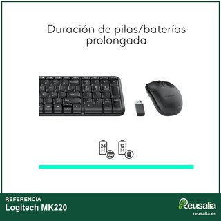 Logitech MK220 teclado y ratón inalámbrico
