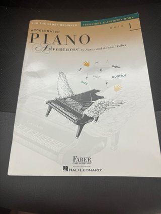 Piano Adventures for accelerated beginners 1